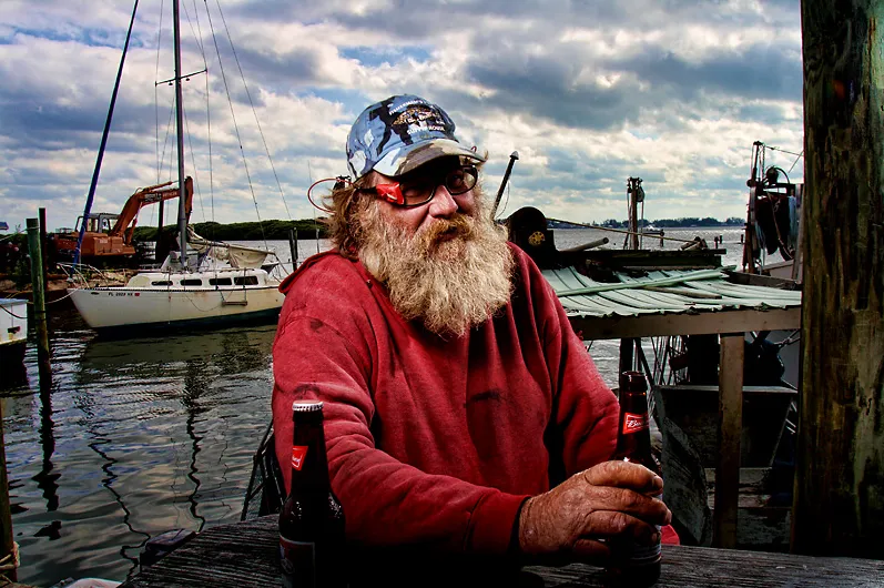 Don Giannatti photography, Man on port, creative photography