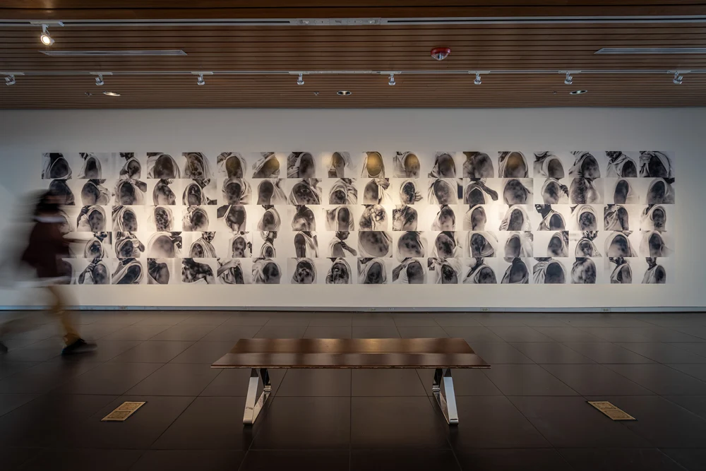 Installation of just breath, Linda Alterwitz creative photography