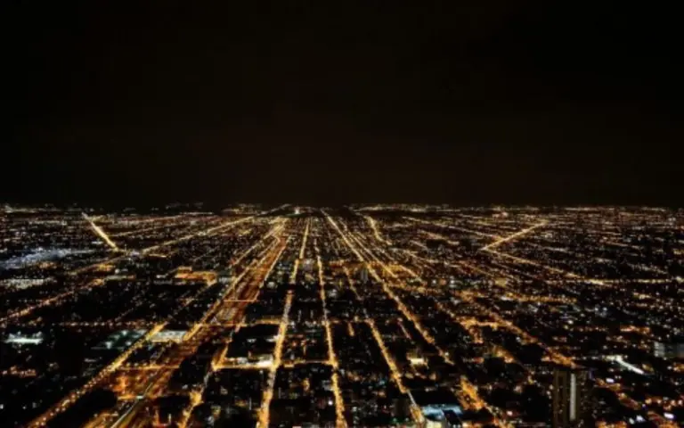 city night lights image