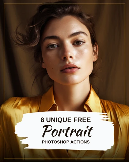 Free portrait photoshop actions