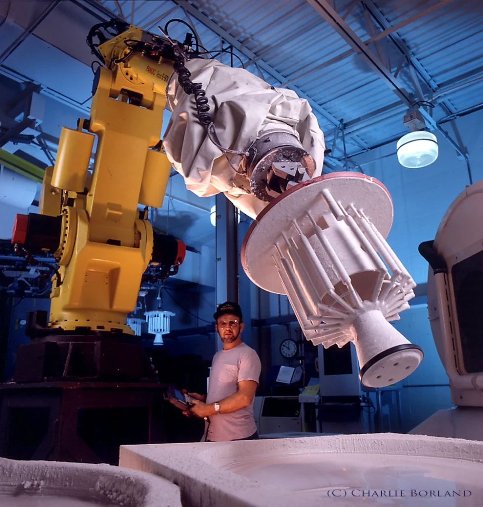 robotic arm, commercial photography, charlie borland