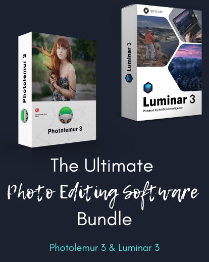 package mockups of luminar3 & photolemur 3