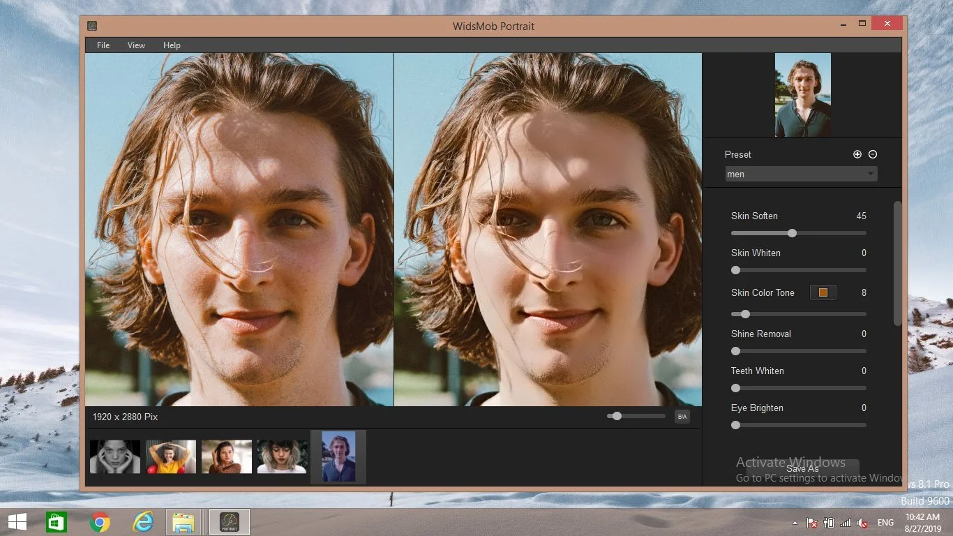 widsmob portrait, photo portrait software, portrait enhancing software