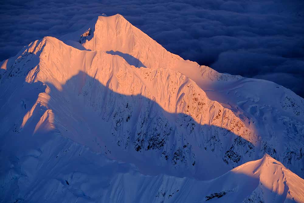 image of snow mountains