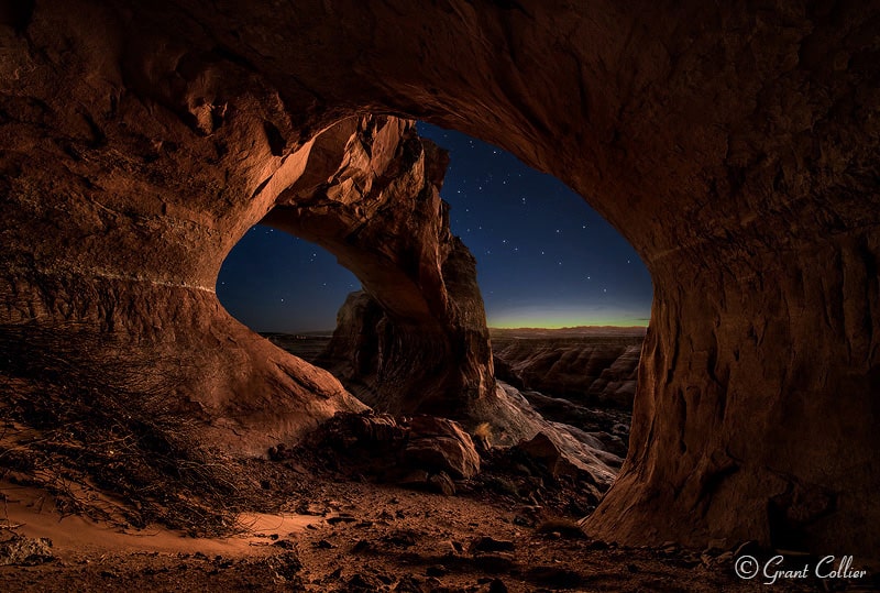 best night sky photos, Caves and utah night photography