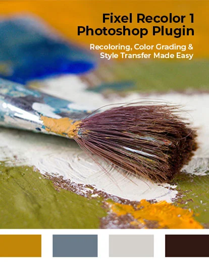 paint brush placed on top of a painted canvas