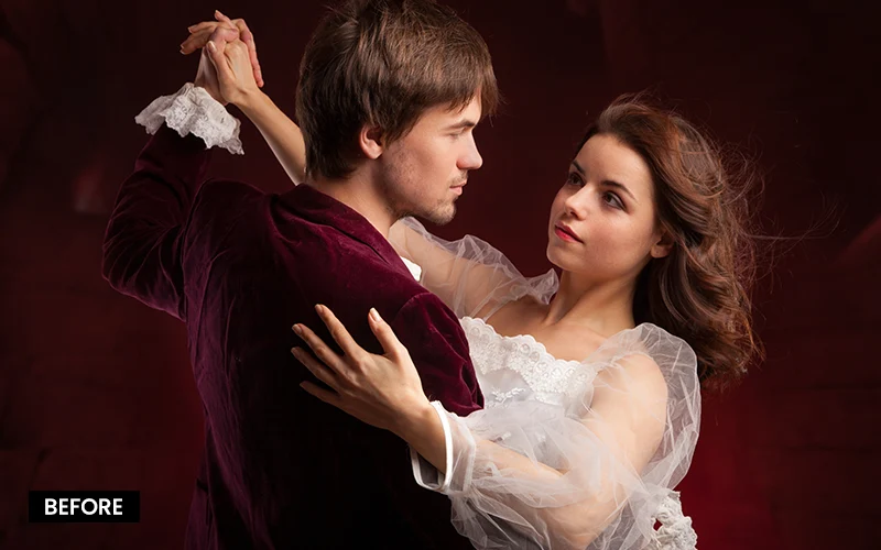 painting effect with photoshop effect- before