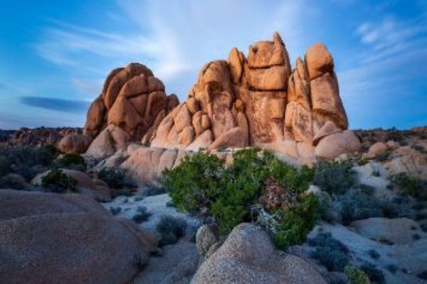 rocks and small rocky cliffs landscape