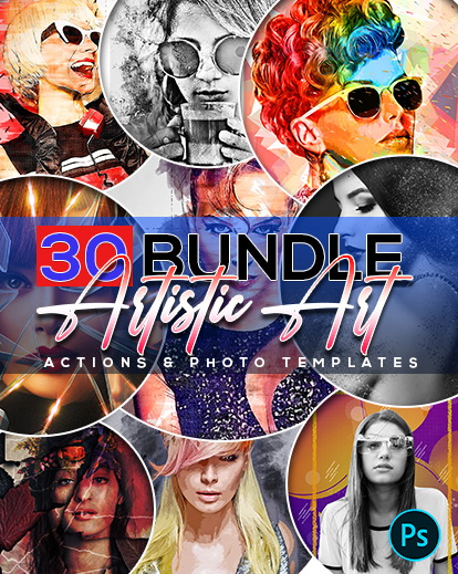 artsy model face sketches with overlay text