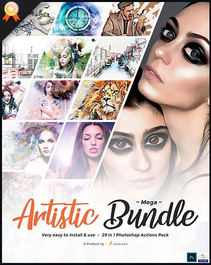 plus free deal artistic photo actions bundle feature image