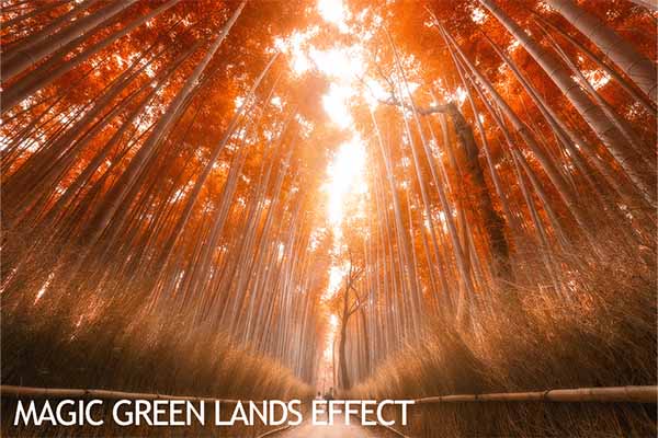 Green lands filter preview