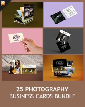 business cards bundle feature image, photography card templates