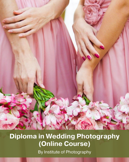 Bridesmaid in pink gown holding pink bouquets in their hands