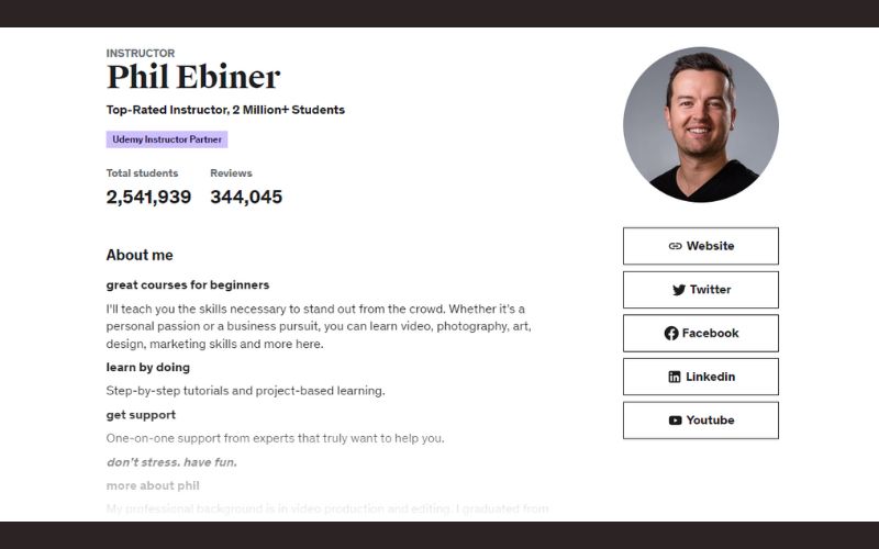 Phil Ebinar Video course
