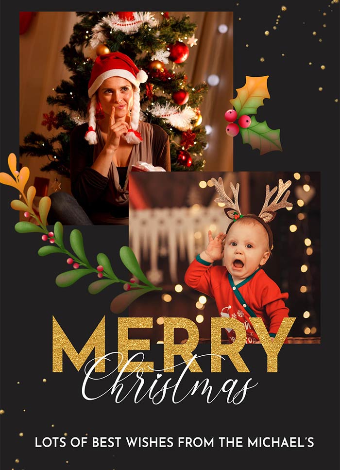 Holiday photo overlays, Christmas photo overlays