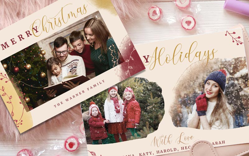 Photoshop holiday overlays, holiday overlays pack