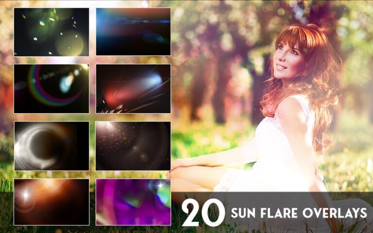 sun flare editing overlays