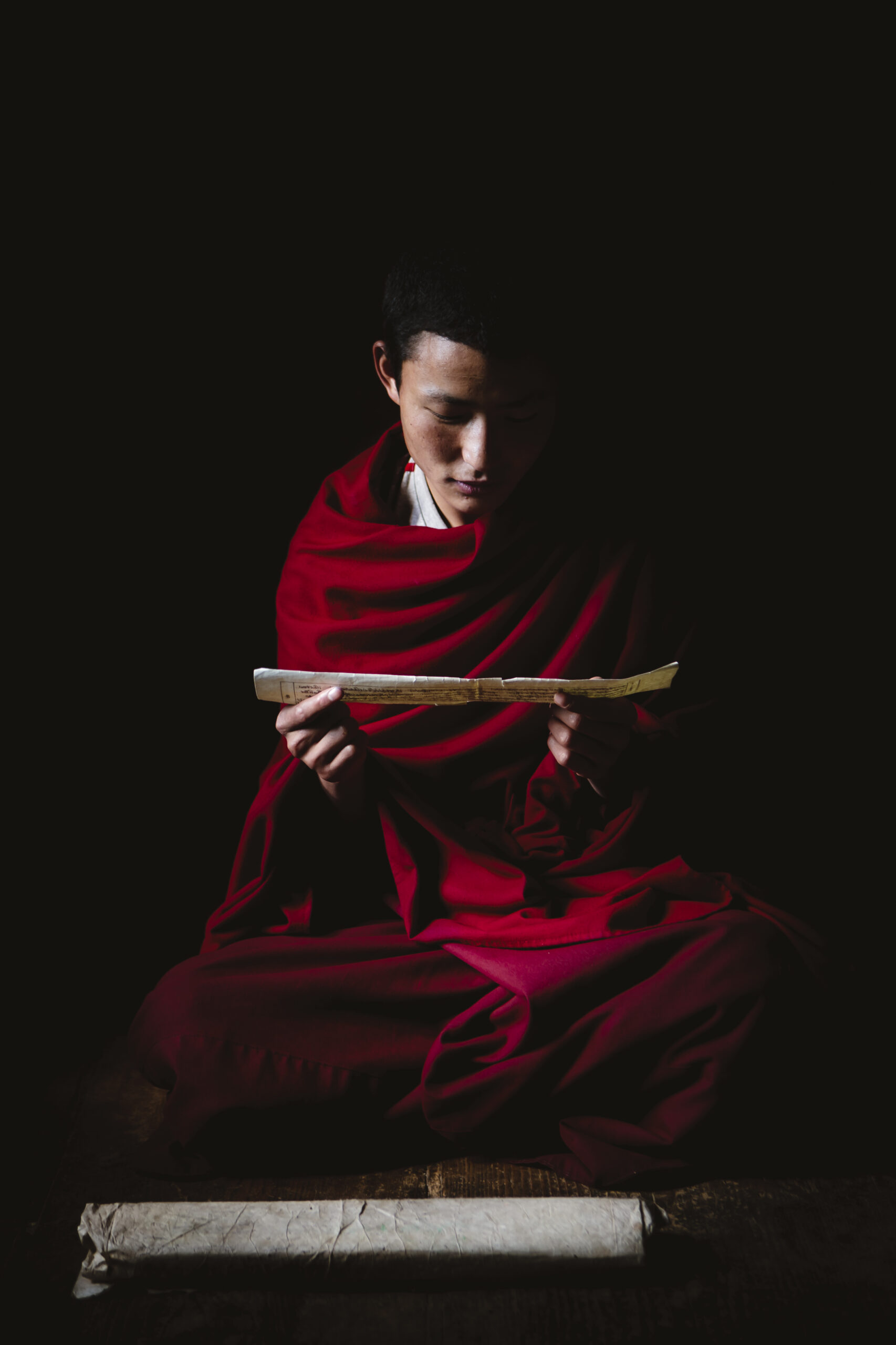 an image of Tibetan monk