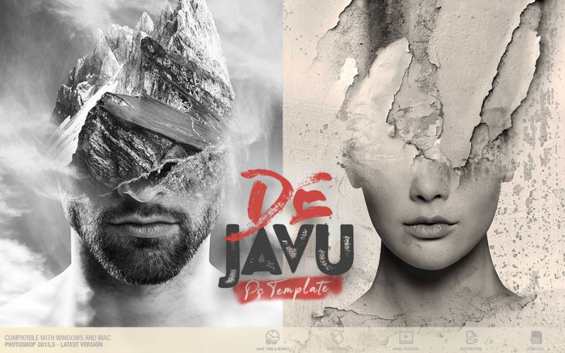 Dejavu ps template