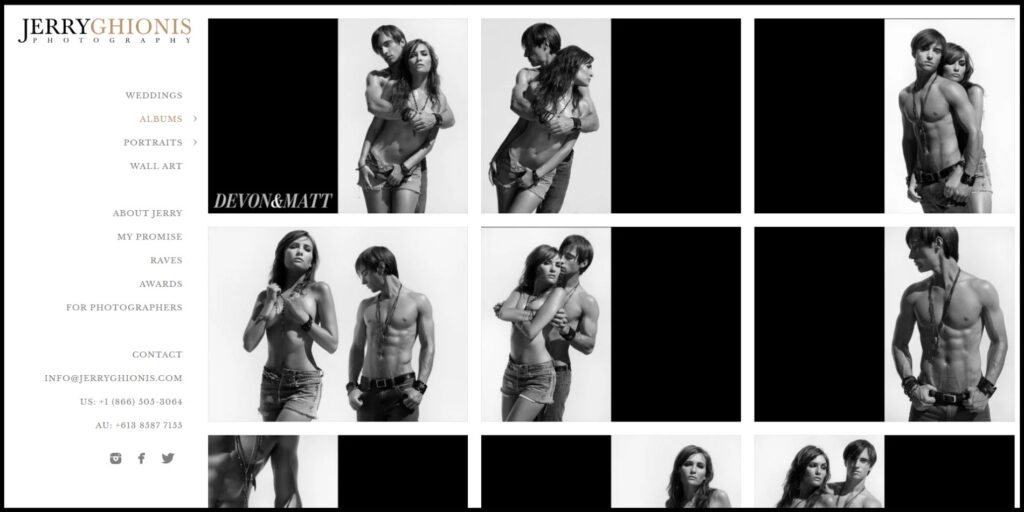 Jerry Ghionis Photography, Nude Photographers Las Vegas