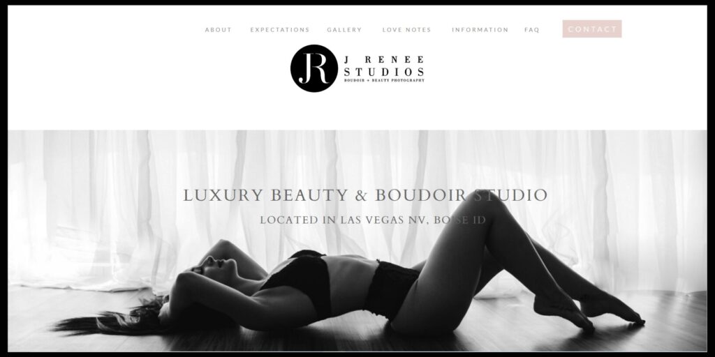 nude and boudoir photographers in las vegas, J Renee Studios