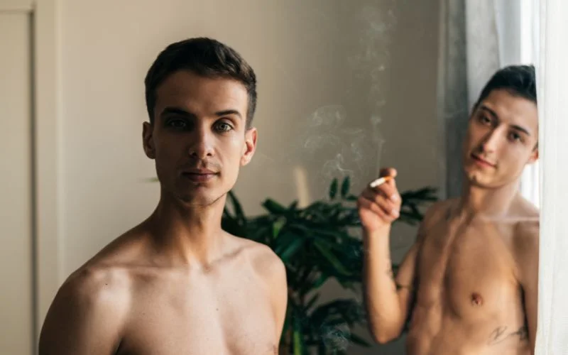 male nude photo with multiple subjects