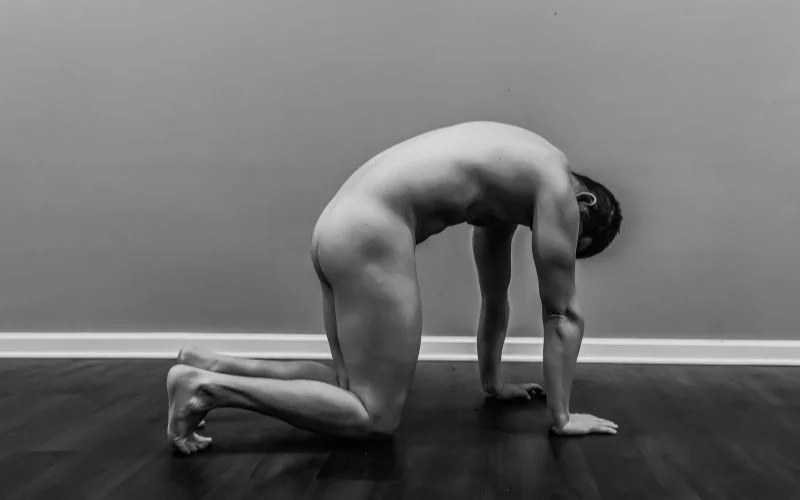 yoga male nude photography