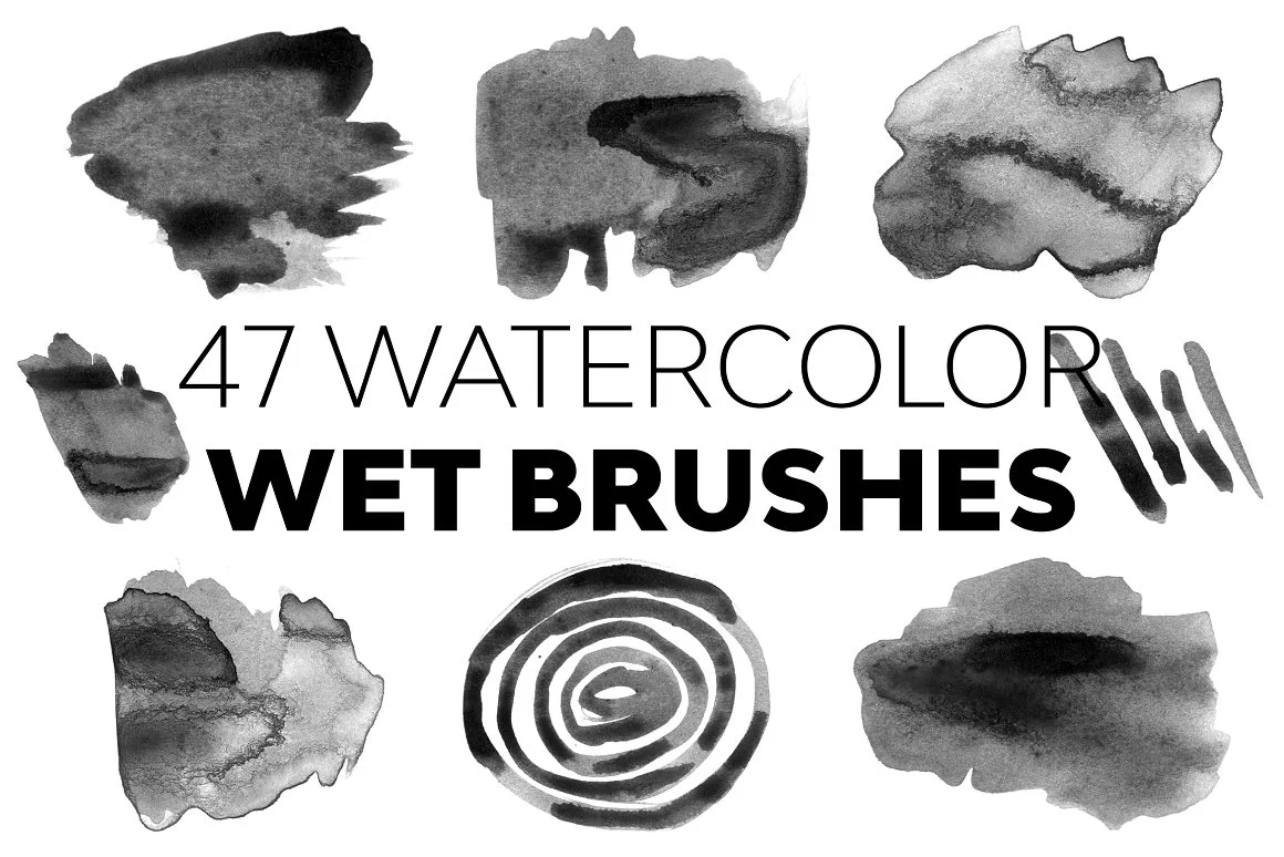 watercolor brushes photoshop