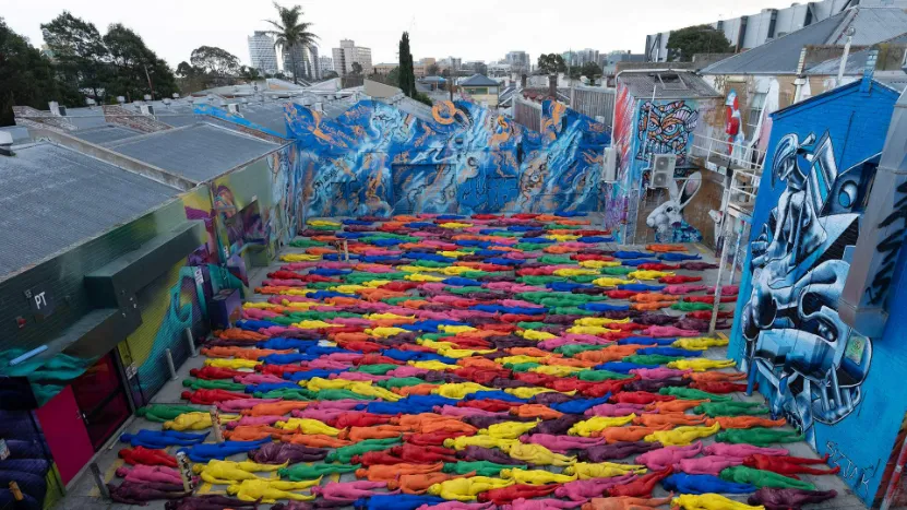 colorful nude photography