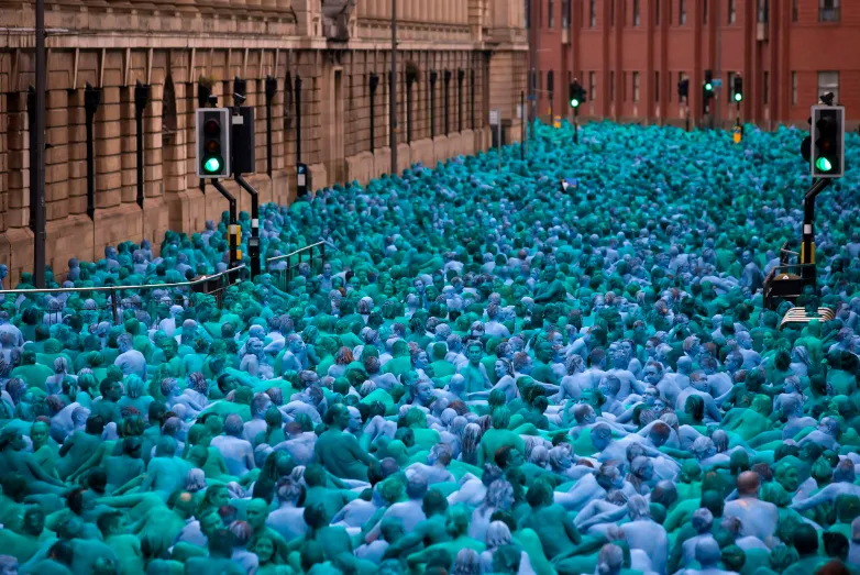 Spencer tunick photoshoot