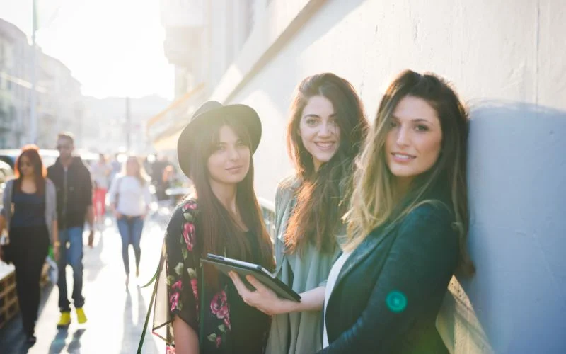 portrait of a group of women