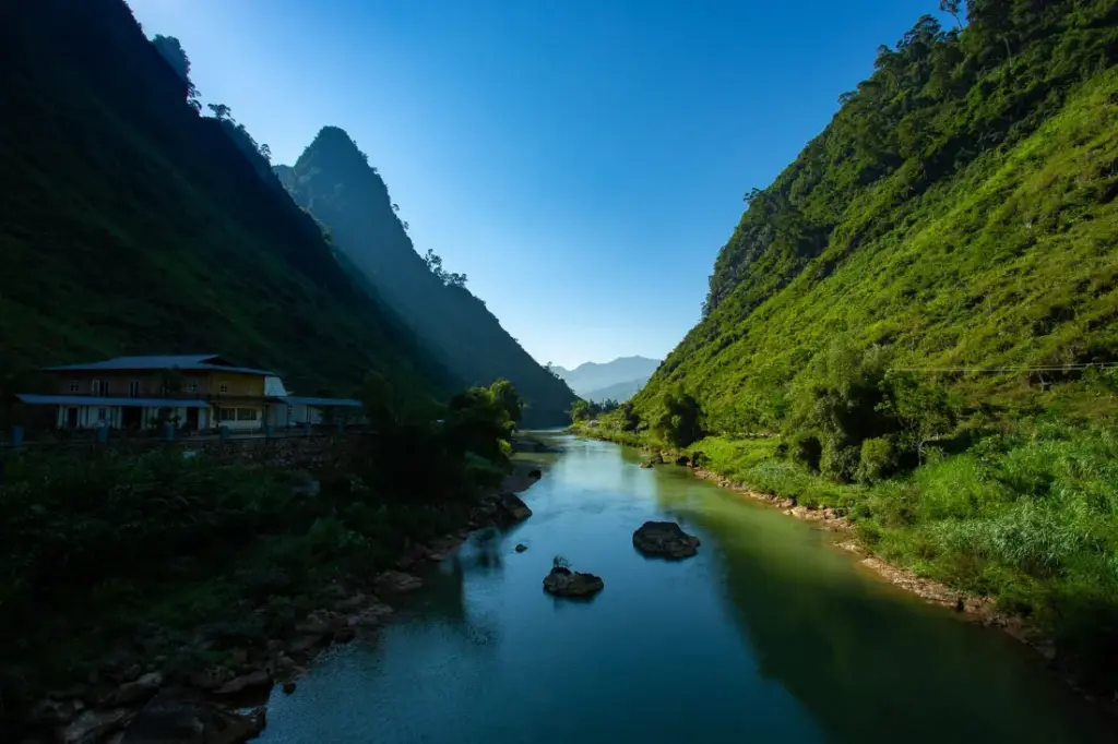 Nature with blue skies