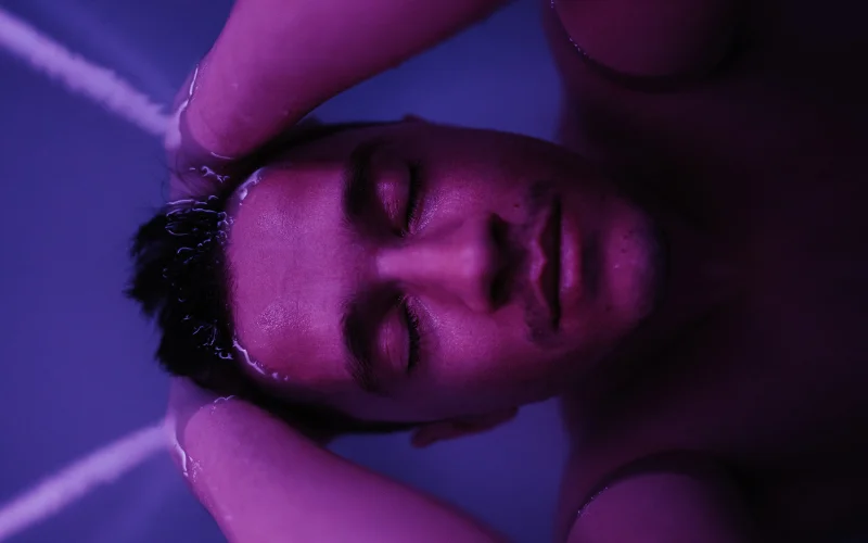 use confetti for fun effect, white bath nude photography, stunning milk bath photography, sophisticated milk bath photography