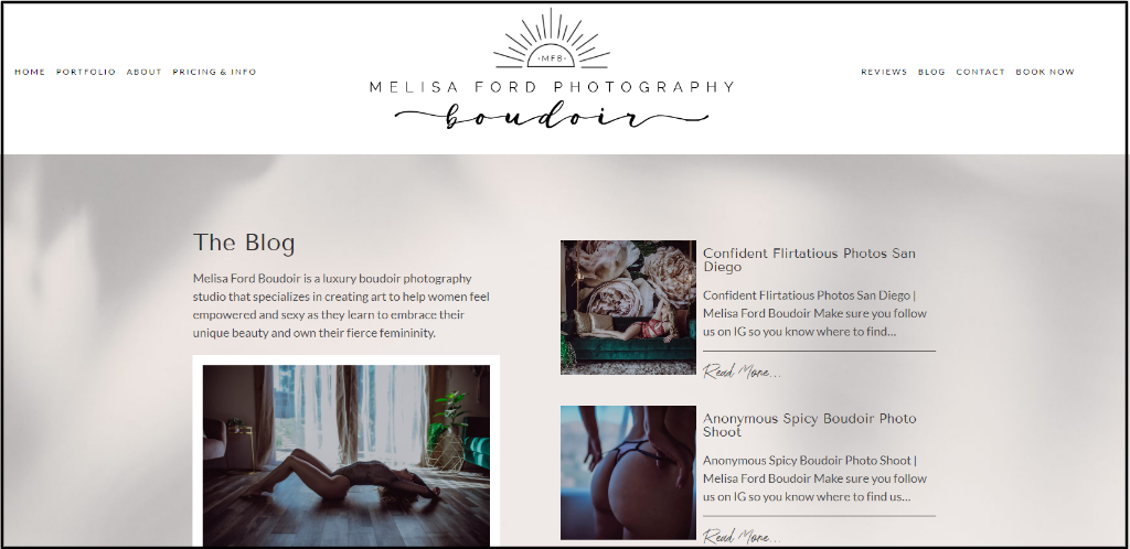 melisa ford boudoir photography blog