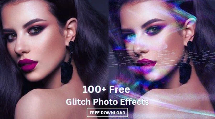 glitch effect freebie