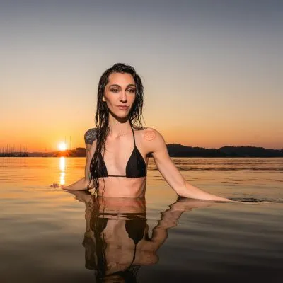 andy armstrong sunset and water