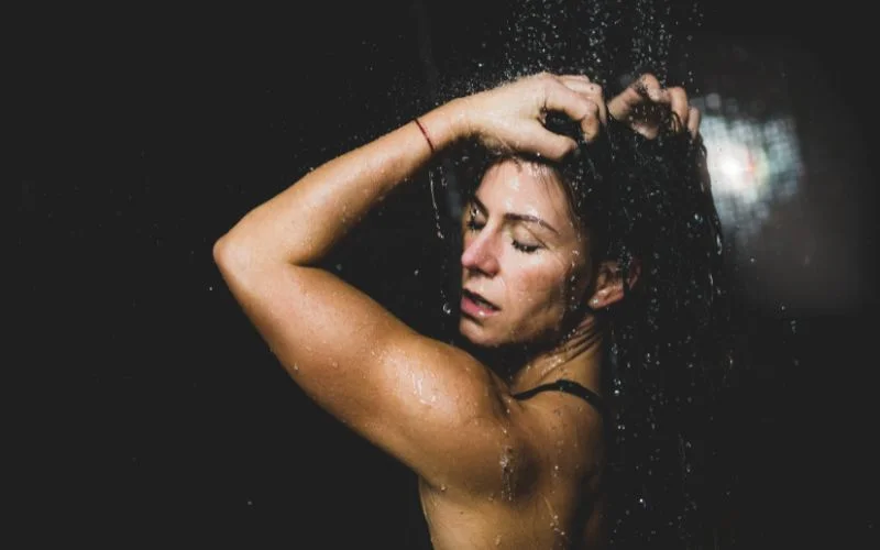 elegant shower nude photography