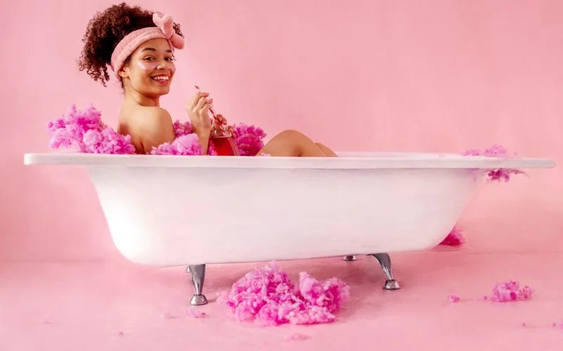 glam bathtub nude