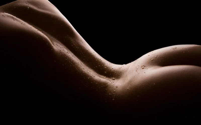 implied nude photography close curves