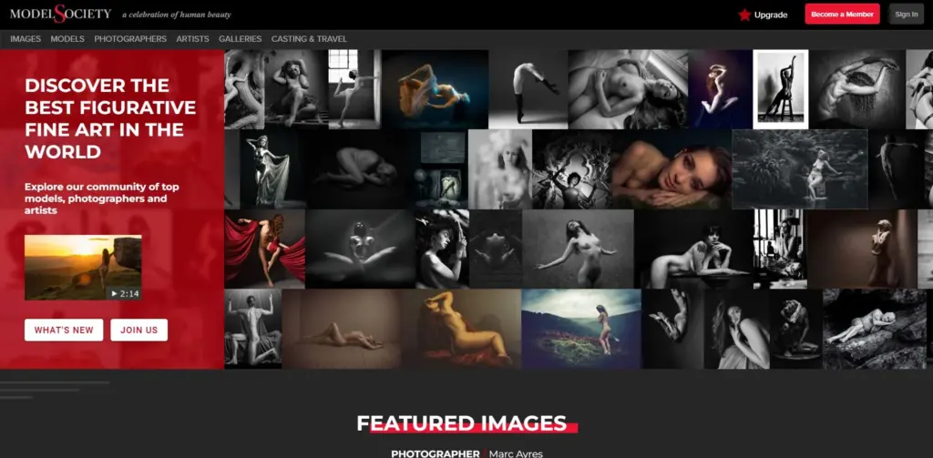 Model Society Nude Forum, Forums for nude photography