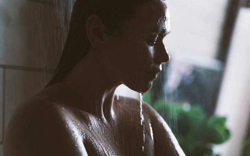 shadow shower nude photography