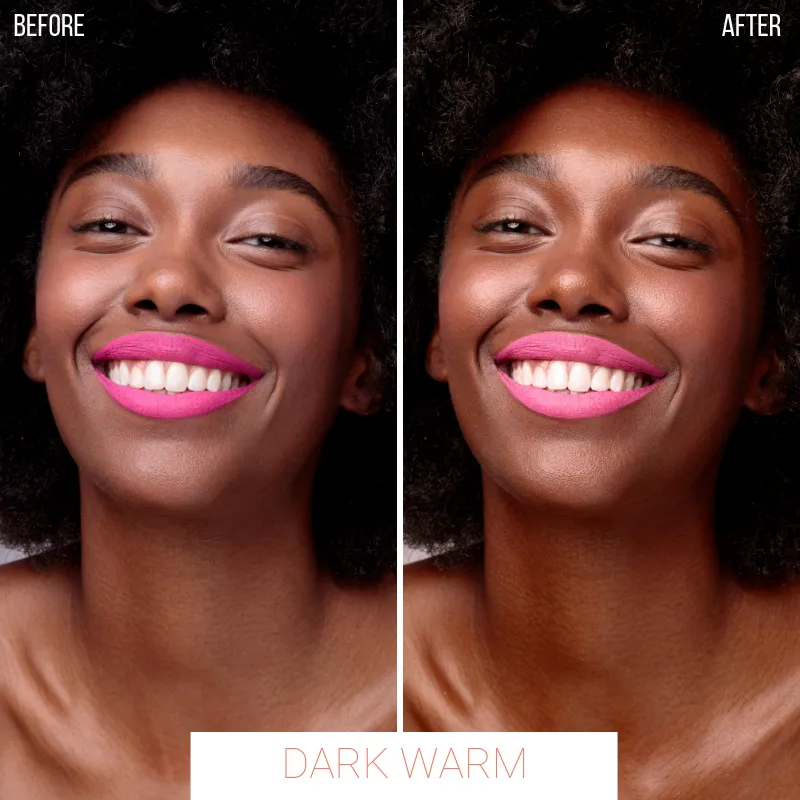 Dark warm beauty actions