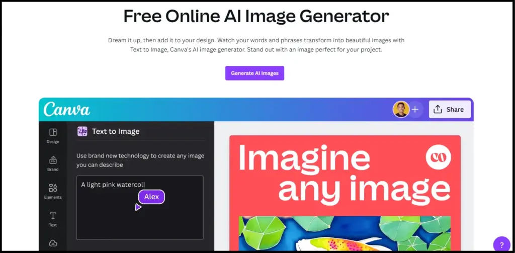 Canva AI Generator
