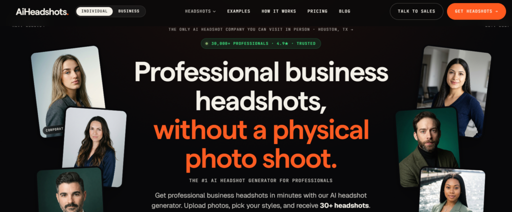 ai headshots profile picture generator