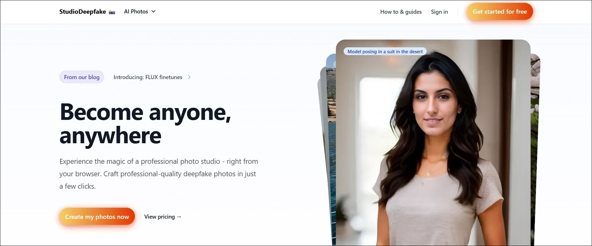 fake image generator, AI face blend tool, photorealistic deepfake creator