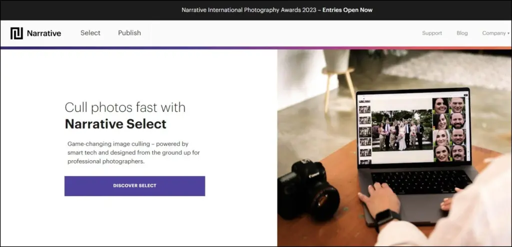 ai photo culling software- narrative select