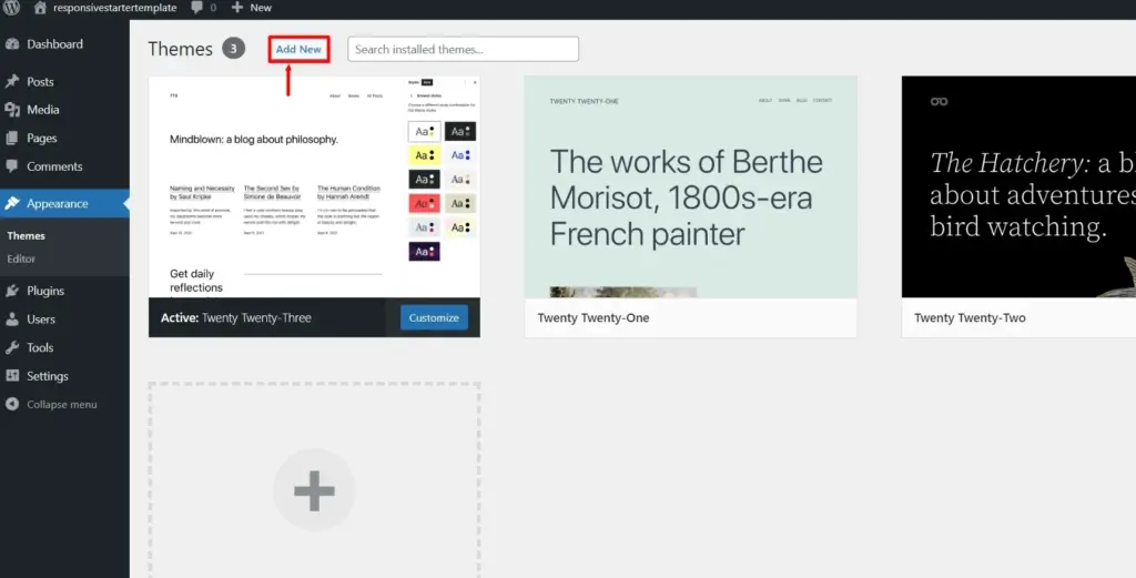 installing theme on WordPress guide