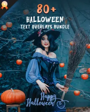 Halloween overlays feature image, best photography deals