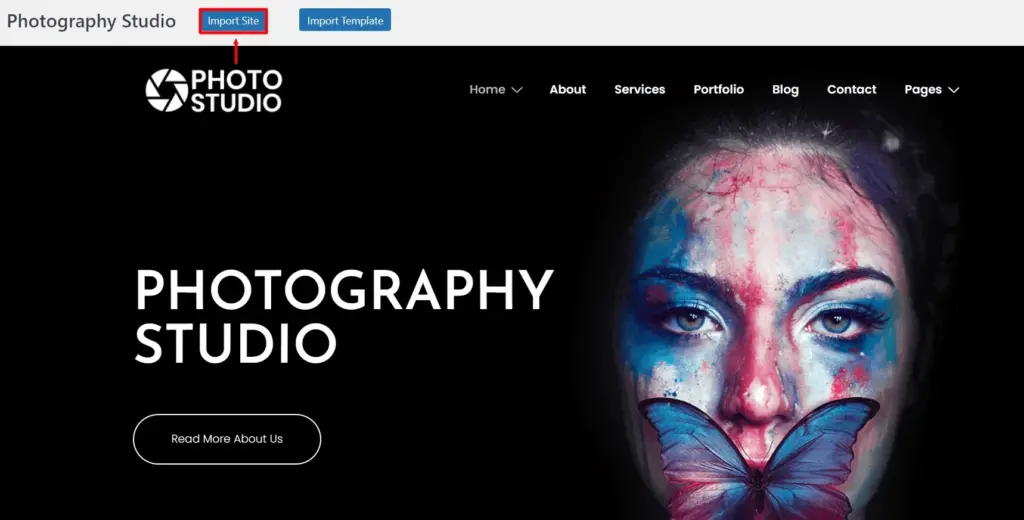 create your own photography website free