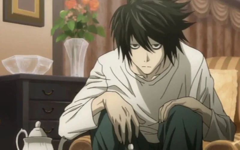 best anime poses from death note, Death Note pose reference, anime pose inspiration